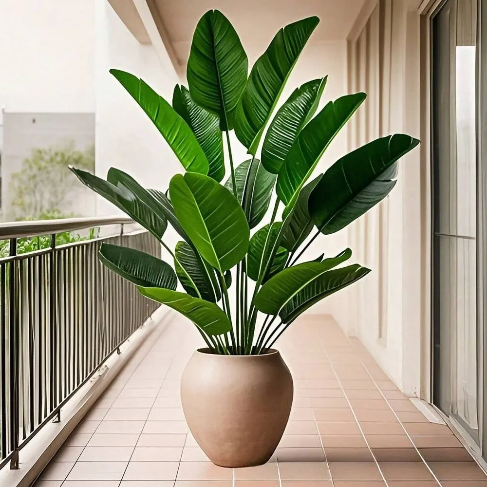 1pc 18 Leaves Artificial Plant - Ficus Lyrata Tree review and price