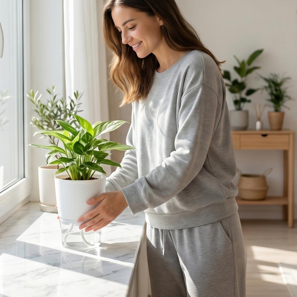 Self Watering Plastic Flower P - Aloe Vera Pot review and price